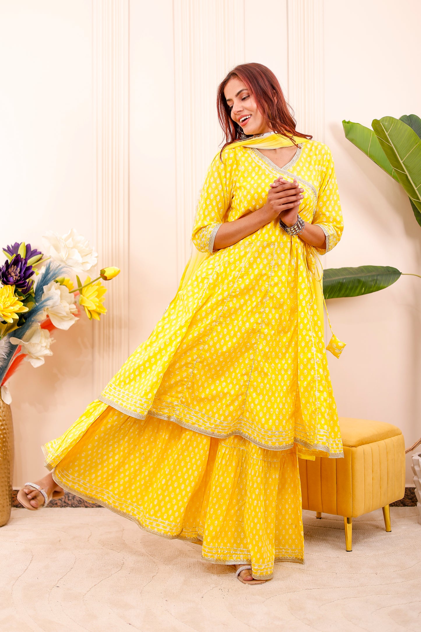 “Bright Yellow Festive  Women Dress Outfits  🎉💛