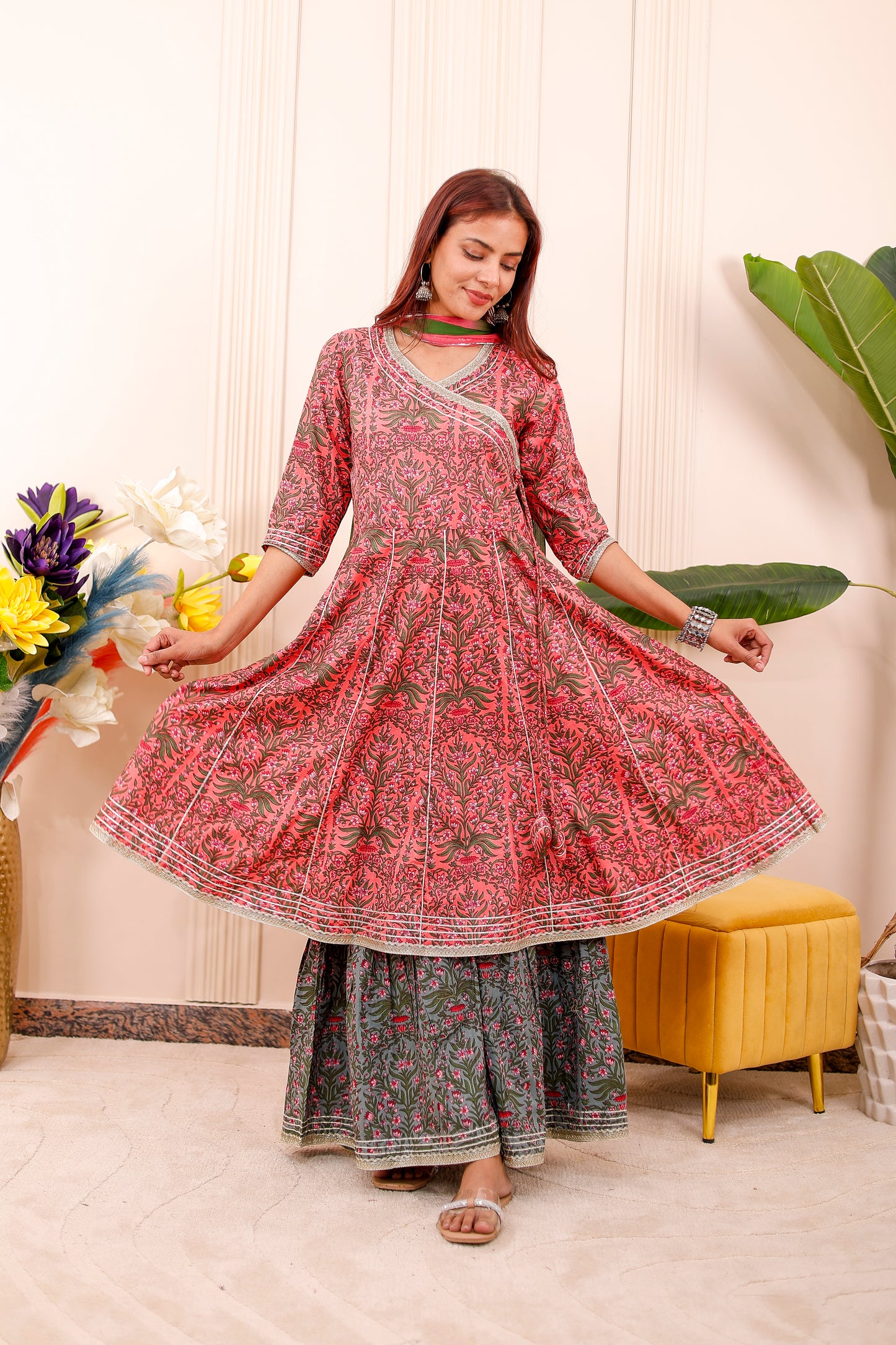 “Ruby Red Women Dress Outfits 🔴✨