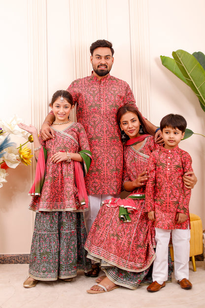 Ruby pink | Family Matching Outfit 🔴✨