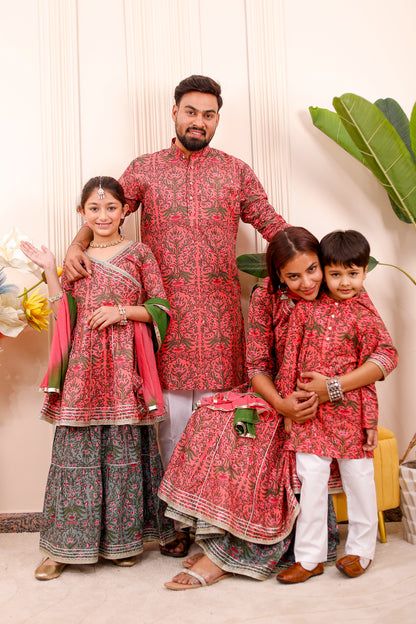 Ruby pink | Family Matching Outfit 🔴✨