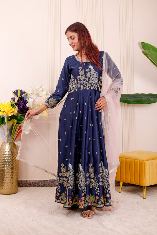 Nazakat Royal Blue Women dress Outfits✨