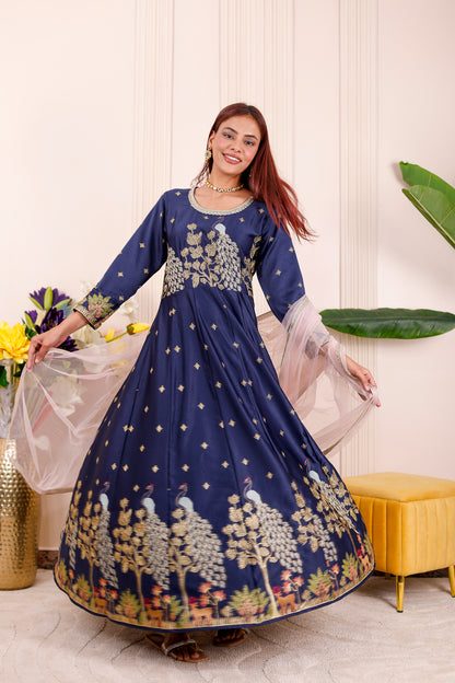 Nazakat Royal Blue Women dress Outfits✨