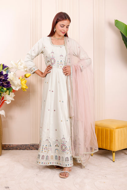 Noor Ivory Festive  Women dress Outfits🤍🌸