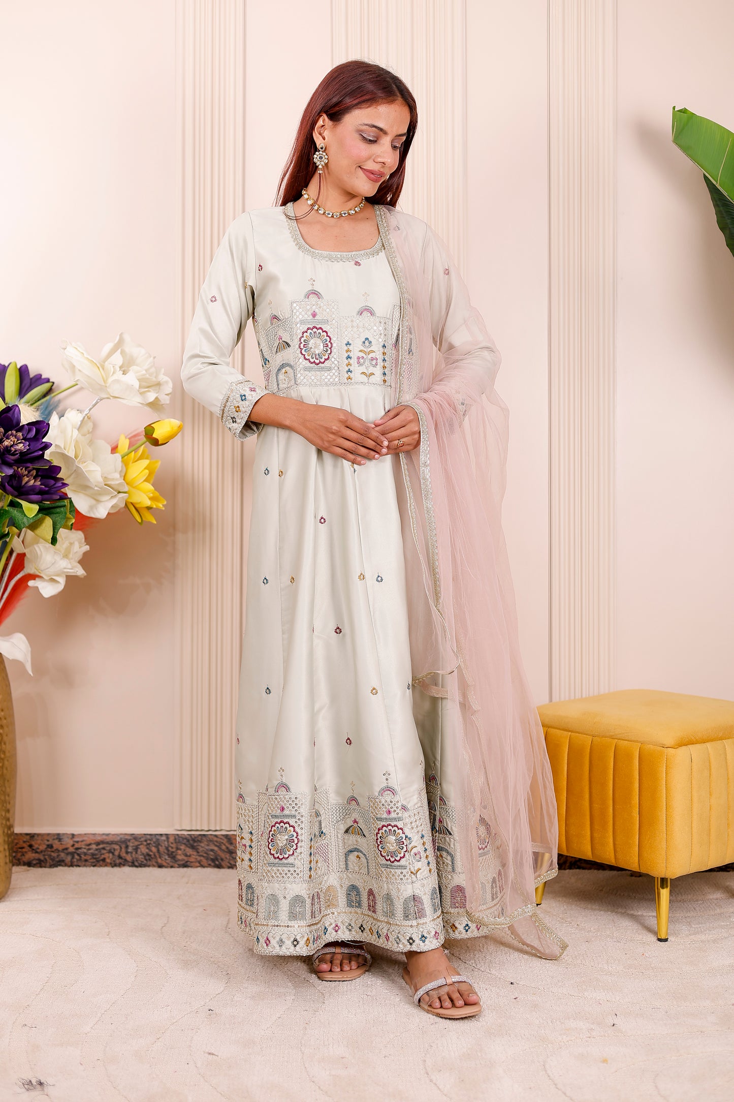 Noor Ivory Festive  Women dress Outfits🤍🌸