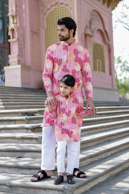 Father & Son Kurta Pajama Combo Set