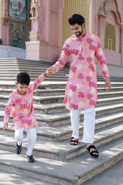 Father & Son Kurta Pajama Combo Set