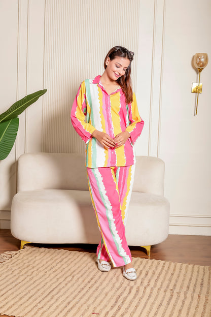 🌈 Color Carnival |Womens Co-ord set v