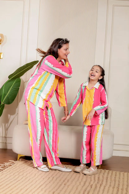 🌈 Color Carnival |Mother Daughter Outfit