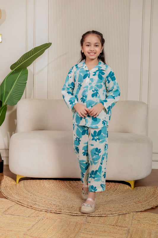 ☘️ Ivory Pankhuri | kids girls co-ord set 👨‍👨‍👧‍👦