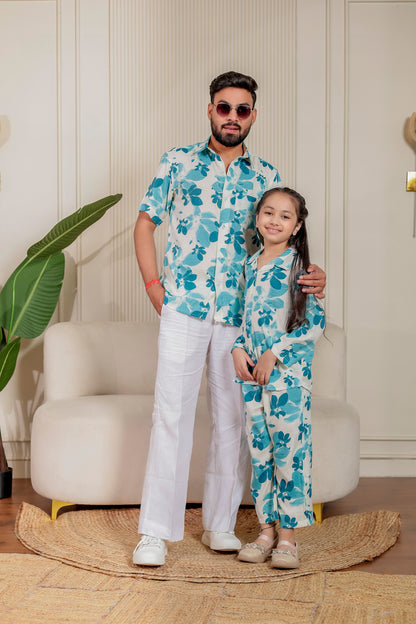 ☘️ Ivory Pankhuri |Couple Matching Outfits 👨‍👨‍👧‍👦