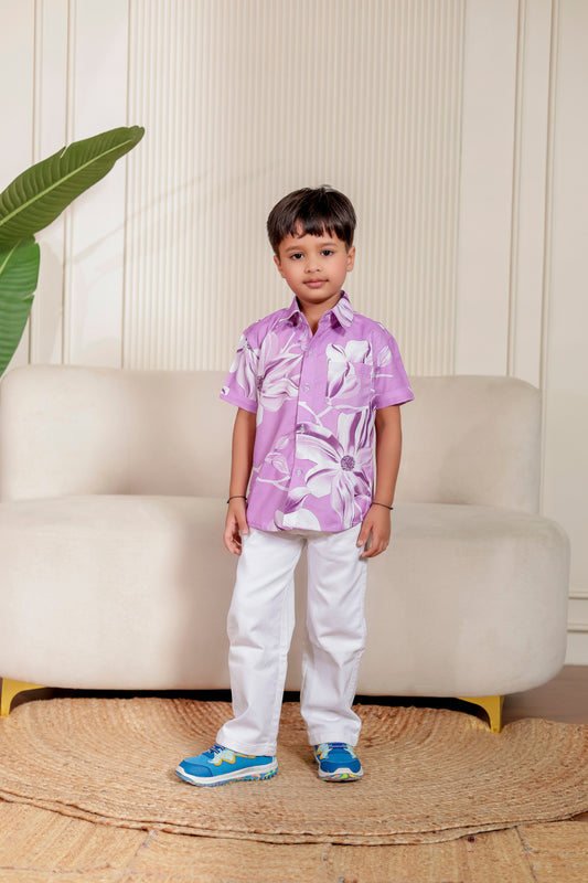 💜 Lilac Legacy |Shirt For Boys