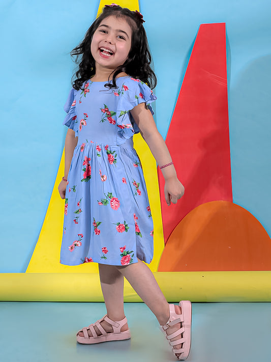 Floral Printed frock