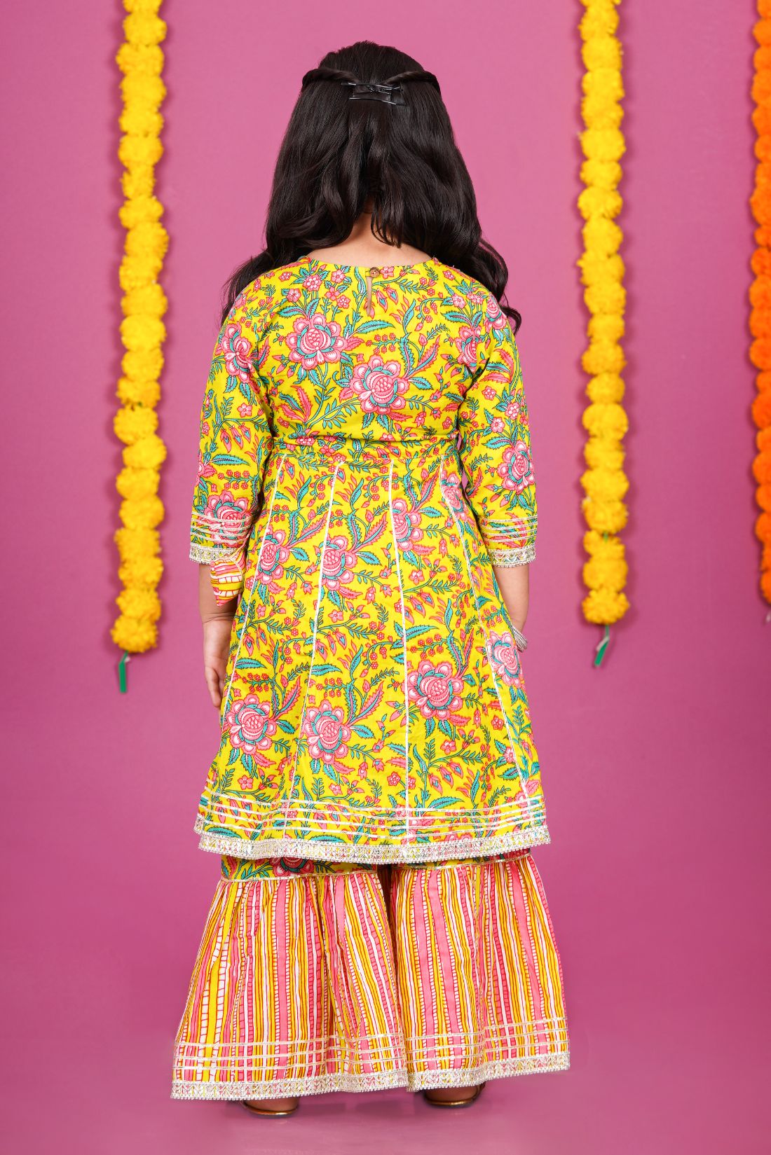 Sharara, kurta and Duptta set