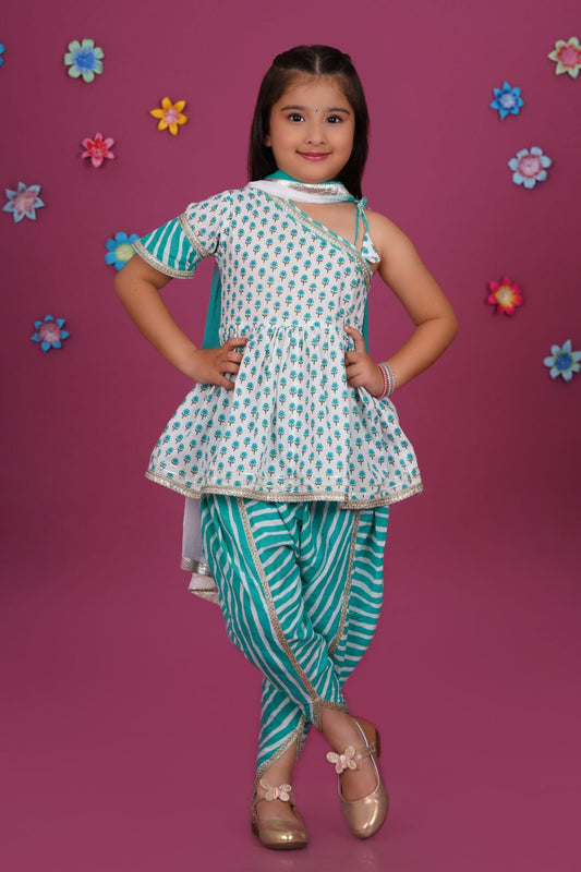 Dhoti Salwar kurta and Duptta set