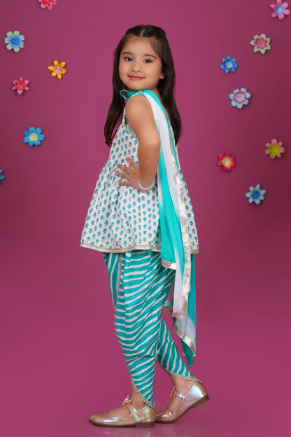 Dhoti Salwar kurta and Duptta set