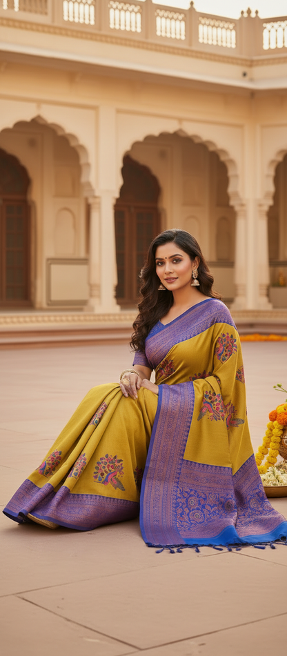 Premium Silk with Intricate Weaves