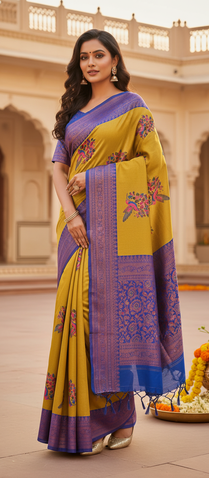 Premium Silk with Intricate Weaves