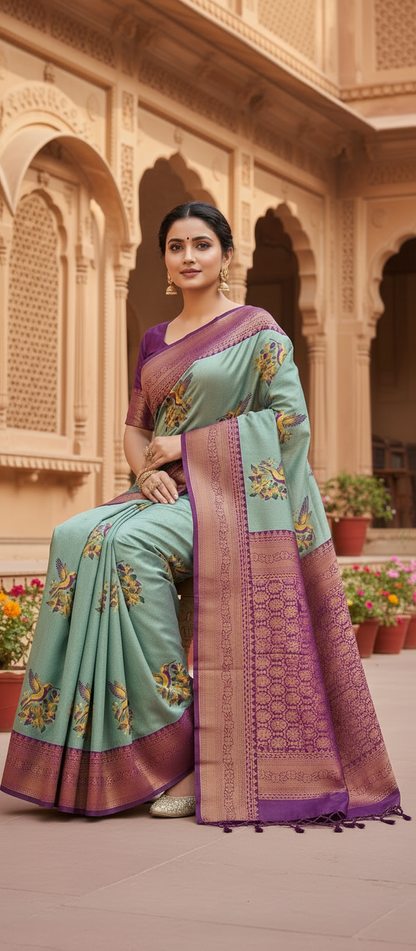 Premium Silk with Intricate Weaves