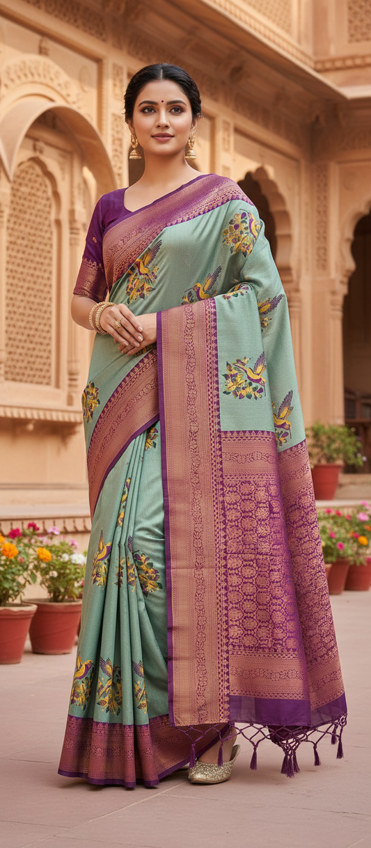 Premium Silk with Intricate Weaves