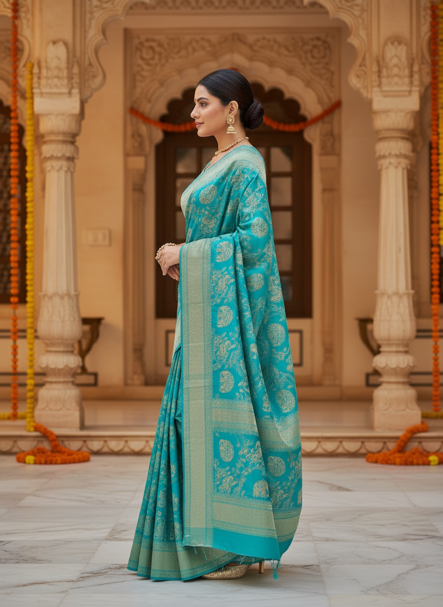 Premium Silk with Intricate Weaves