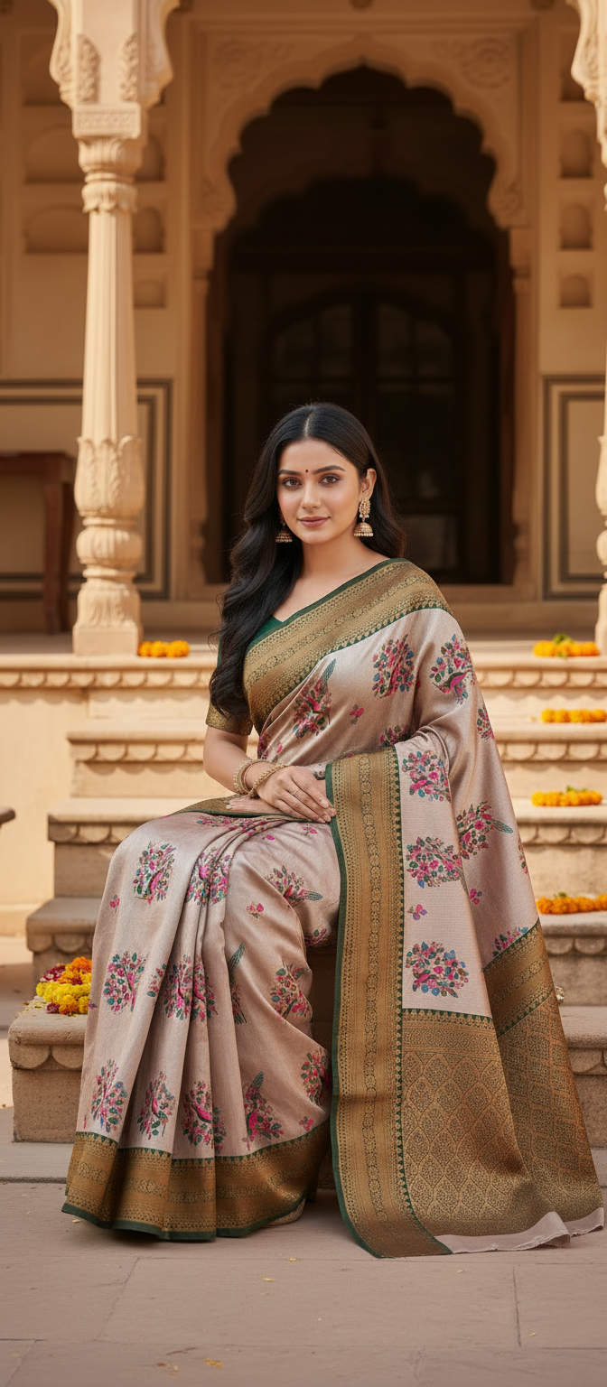 Premium Silk with Intricate Weaves