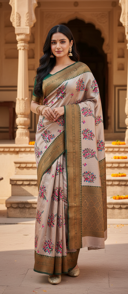 Premium Silk with Intricate Weaves