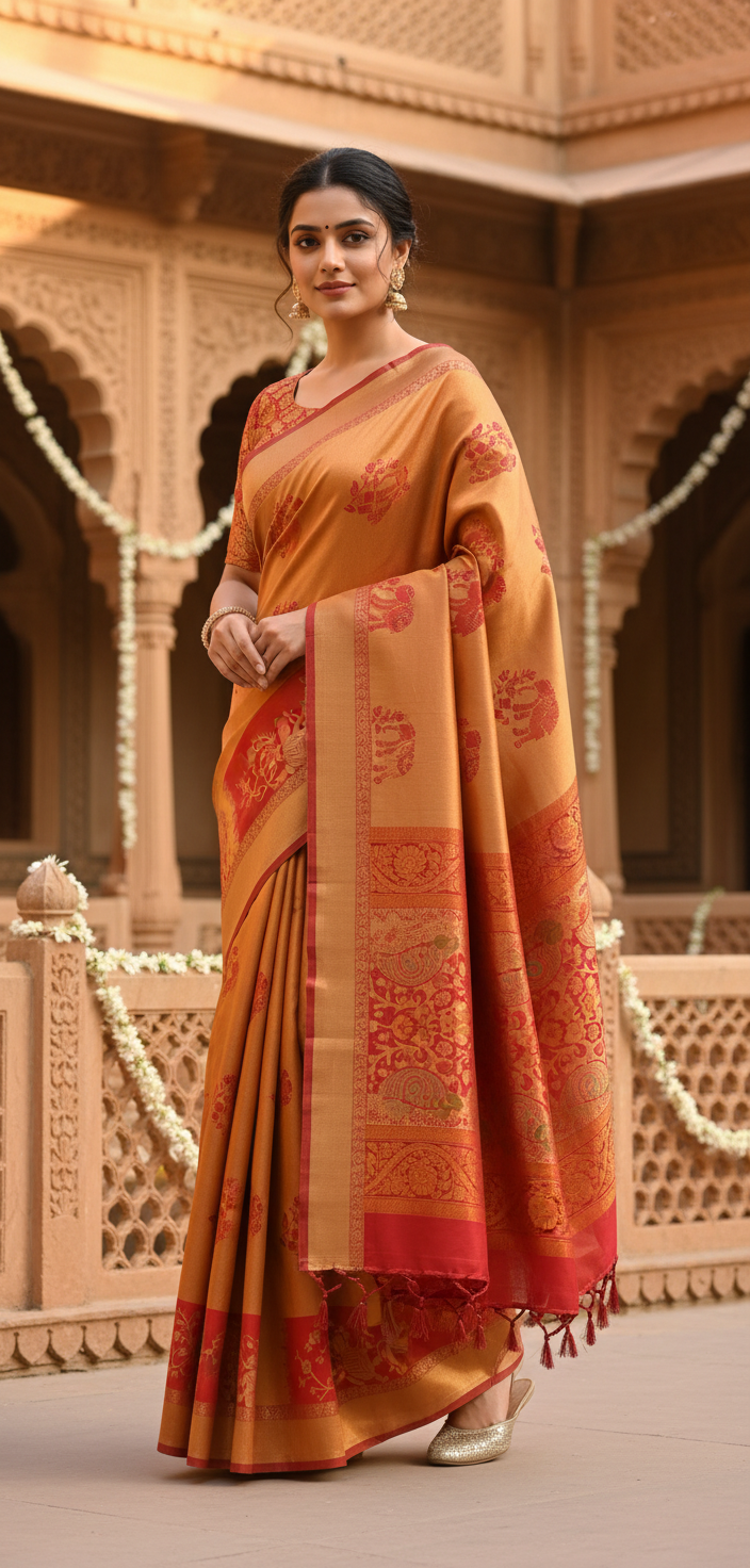 Premium Silk with Intricate Weaves