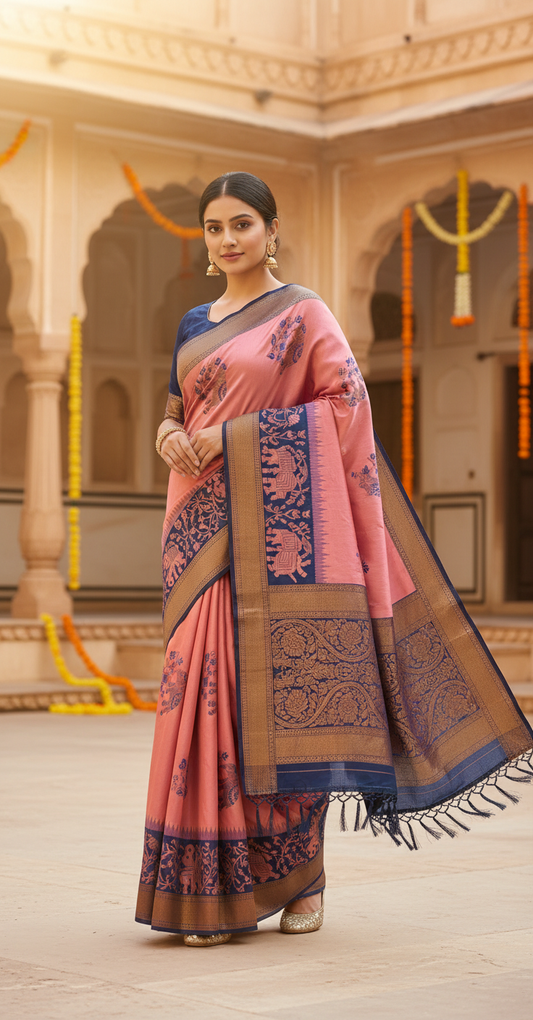 Premium Silk with Intricate Weaves