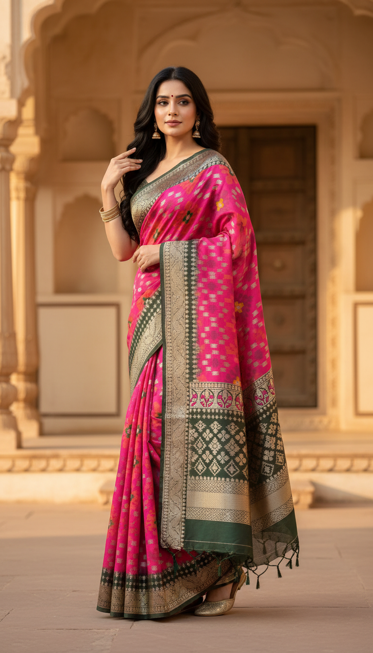 Premium Silk with Intricate Weaves