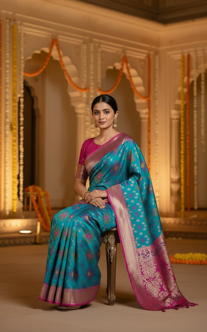 Premium Silk with Intricate Weaves