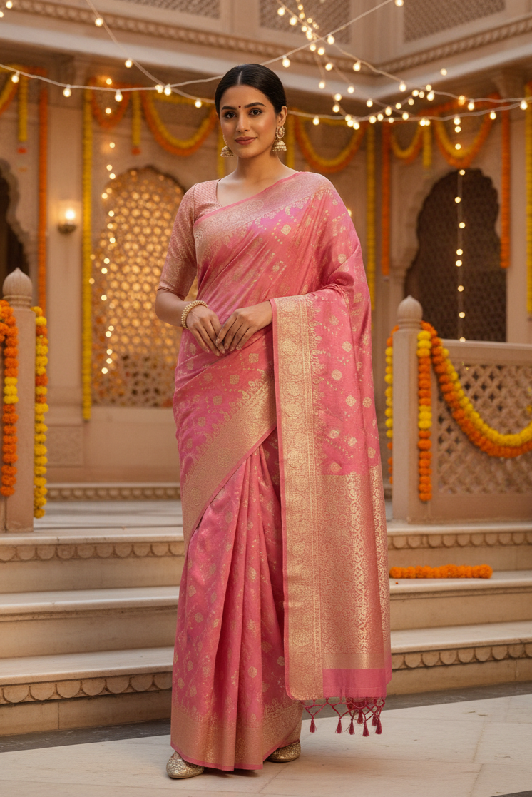 Premium Silk with Intricate Weaves