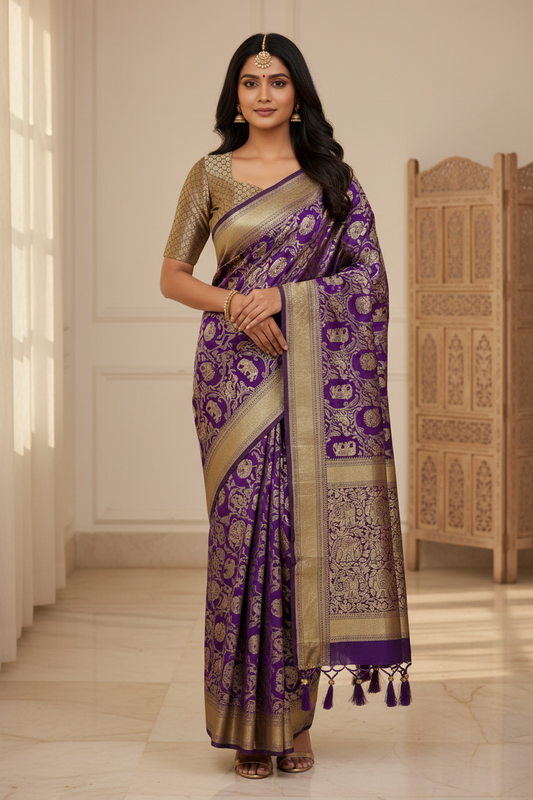 Premium Silk with Intricate Weaves