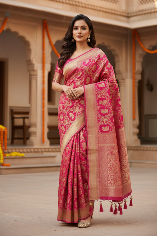 Premium Silk with Intricate Weaves