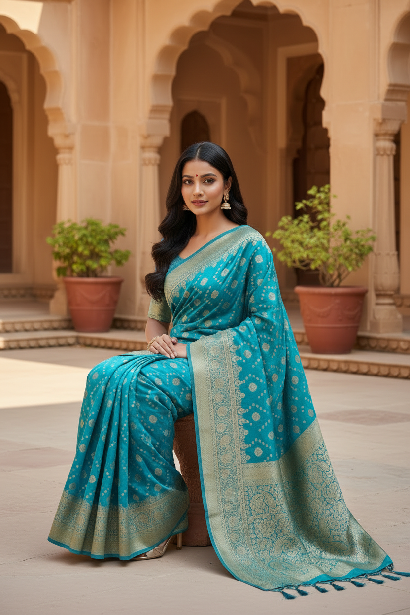 Premium Silk with Intricate Weaves