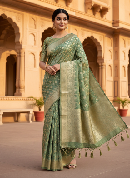 Premium Silk with Intricate Weaves