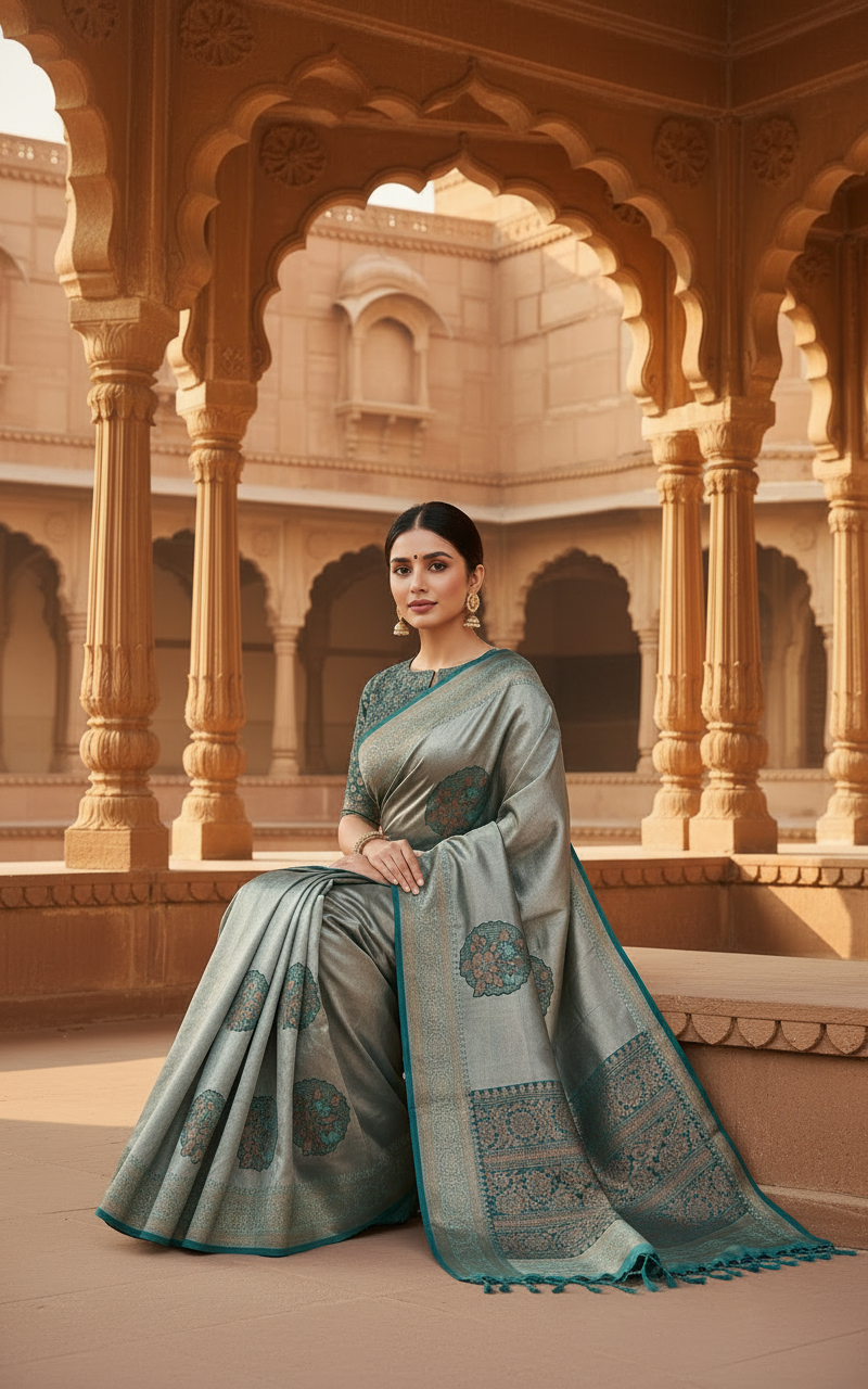 Premium Silk with Intricate Weaves