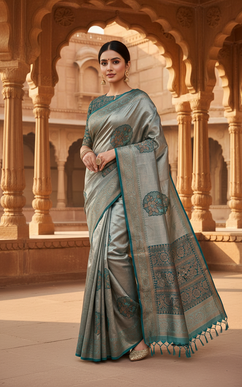 Premium Silk with Intricate Weaves