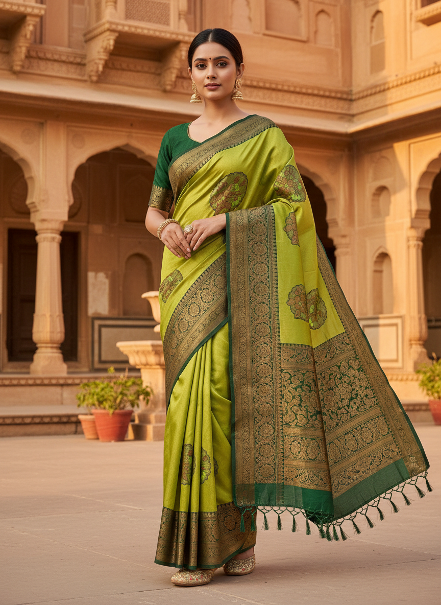 Premium Silk with Intricate Weaves