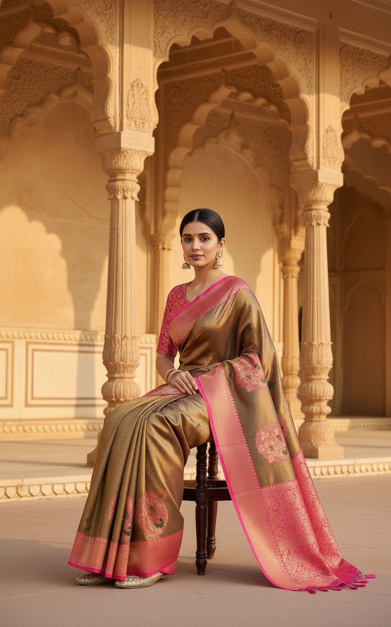 Premium Silk with Intricate Weaves