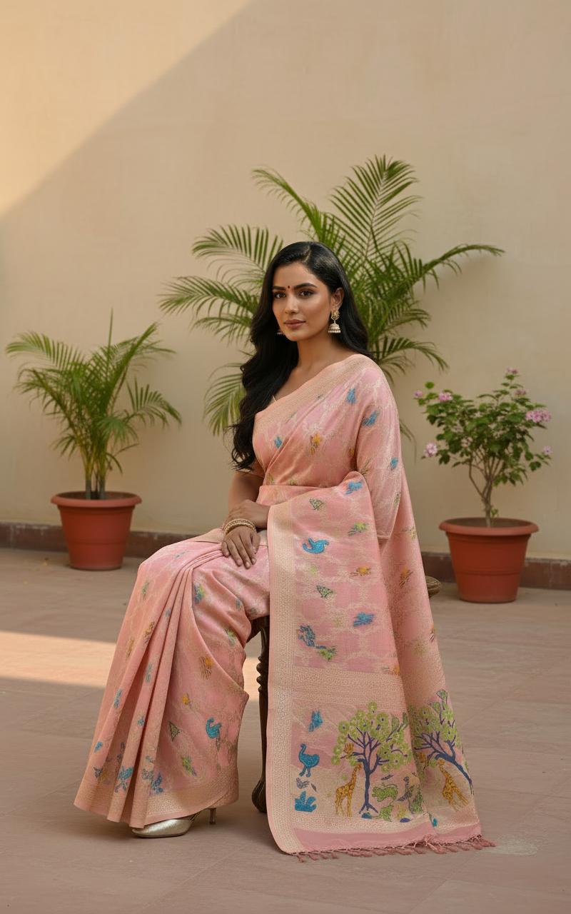 Premium Silk with Intricate Weaves