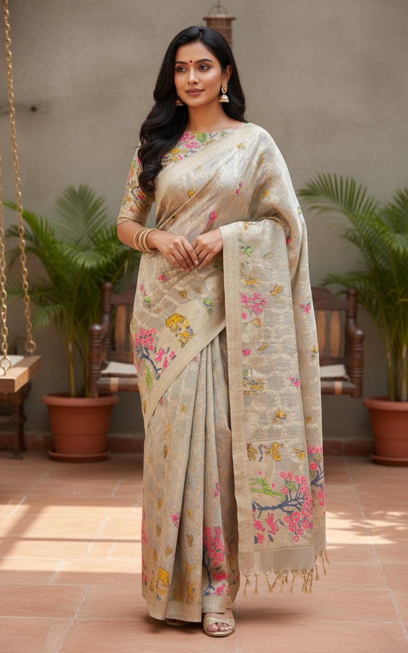 Premium Silk with Intricate Weaves