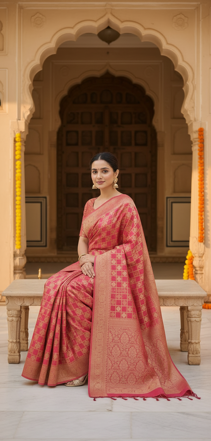 Premium Silk with Intricate Weaves