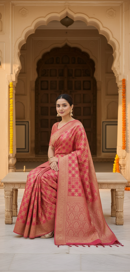 Premium Silk with Intricate Weaves