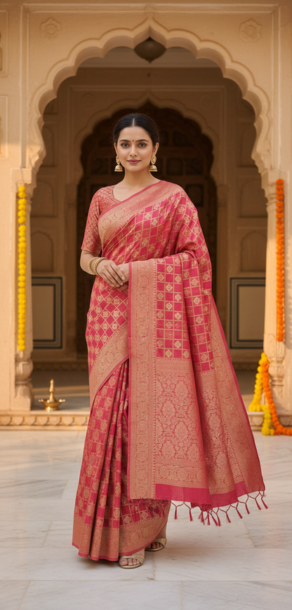 Premium Silk with Intricate Weaves
