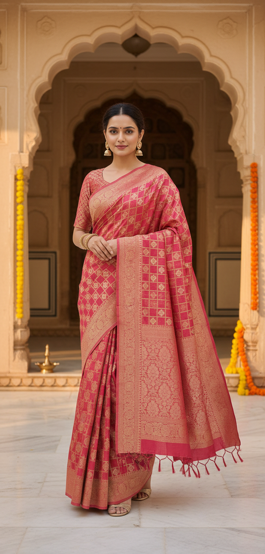 Premium Silk with Intricate Weaves