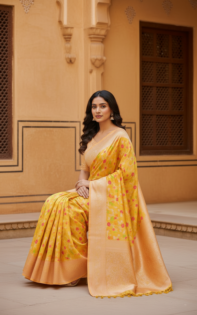 Premium Silk with Intricate Weaves