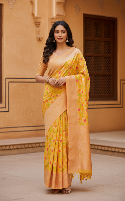 Premium Silk with Intricate Weaves