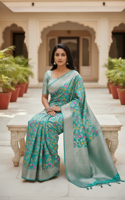 Premium Silk with Intricate Weaves