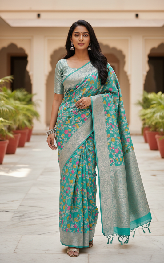 Premium Silk with Intricate Weaves