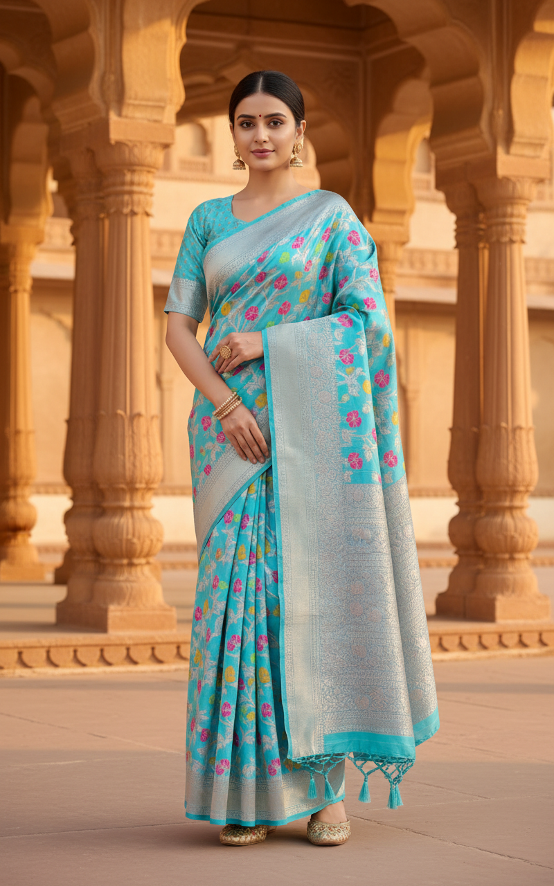 Premium Silk with Intricate Weaves